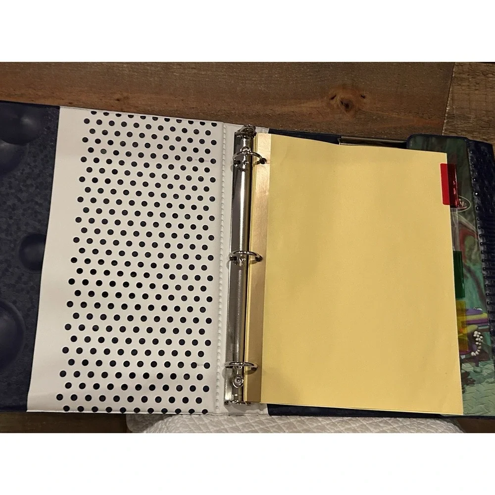 Vintage 1996‎ FuturoCity Mead 3-Ring Binder w Clipboard
